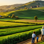 **

"A professional photographer capturing a rural landscape at sunset, showcasing sustainable agriculture and local culture, fully clothed, appropriate attire, safe for work, perfect anatomy, natural proportions, professional, modest, family-friendly. Rolling hills, golden light, farm animals, well-formed hands, proper finger count, natural body proportions."

**